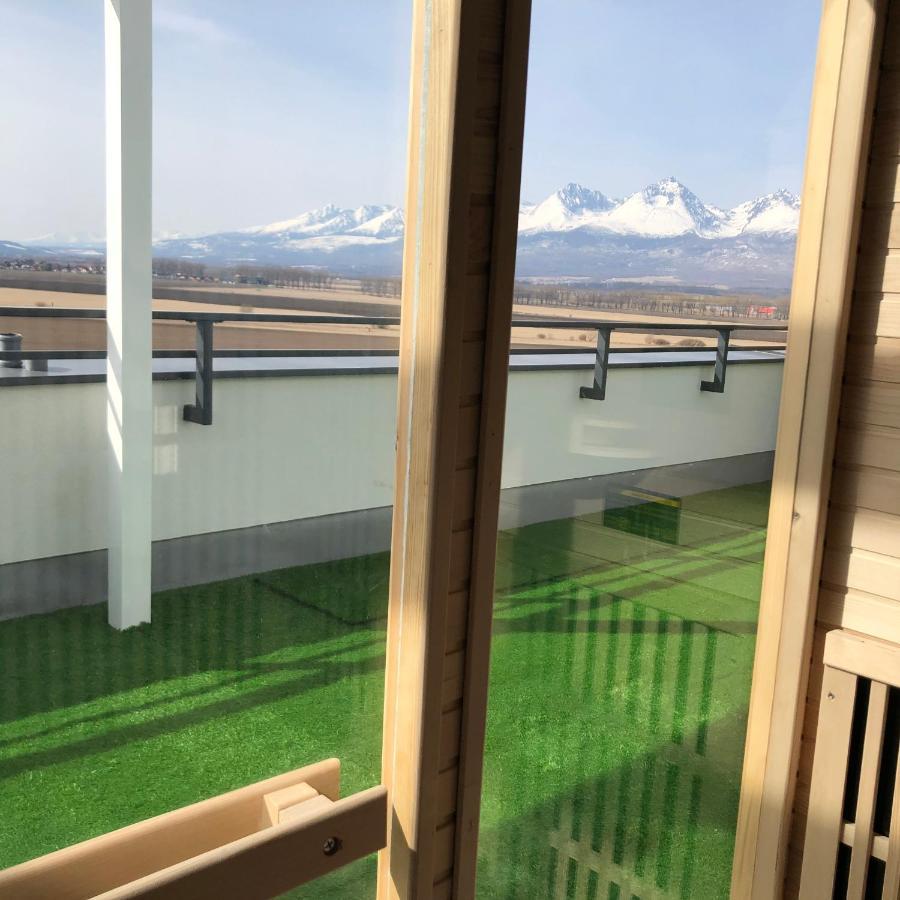 Tatra Billetee Apartman S Luxusnym Vyhladom Na Vysoketatry A Sukromnym Wellness Poprad Ngoại thất bức ảnh